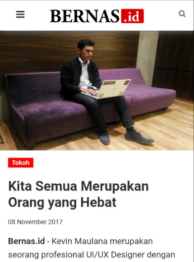 Tokoh - Kevin Maulana